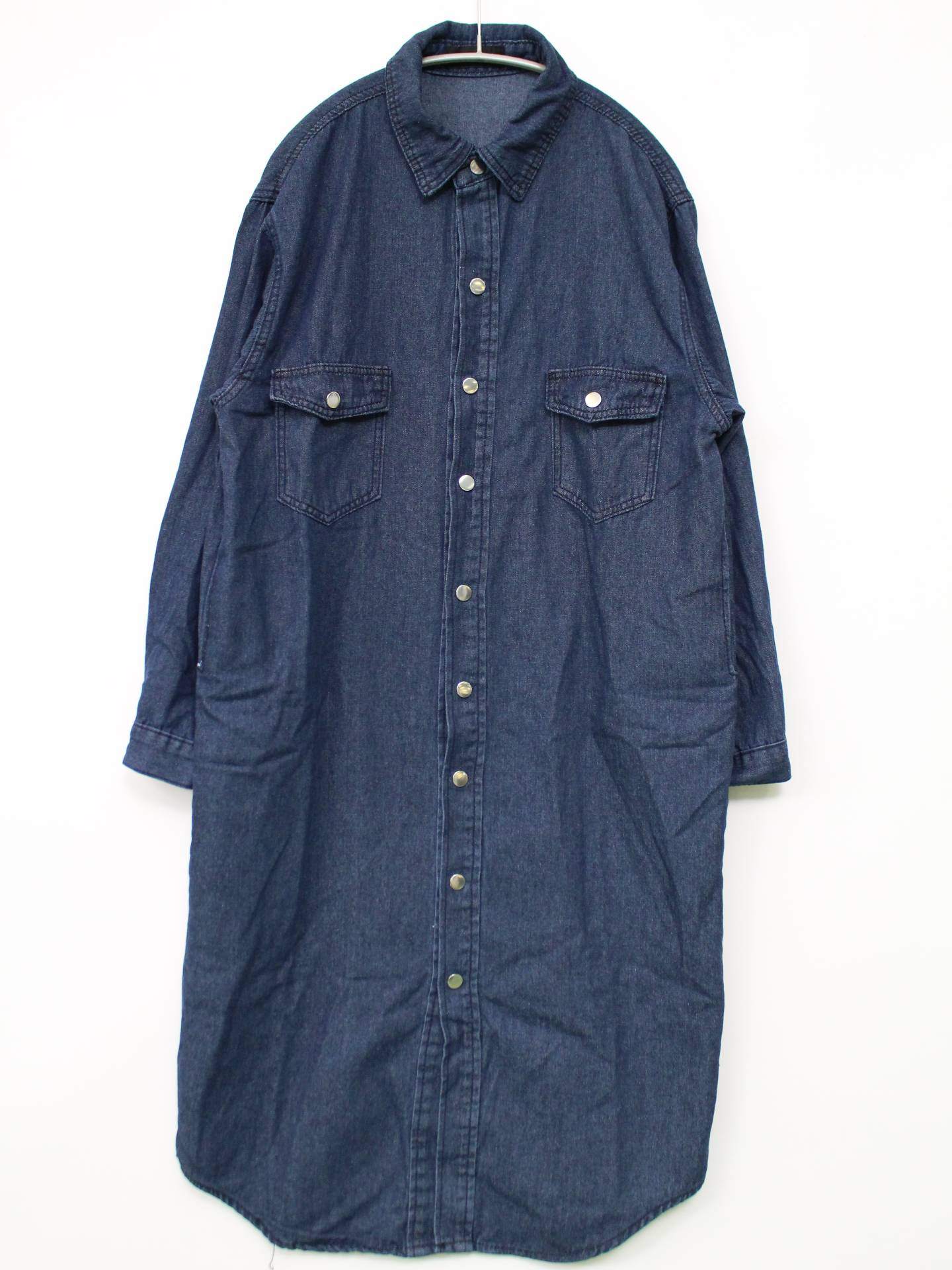 Hey! Girl Studio/シャツワンピース/ワンピース/ドレス/ネイビー/8