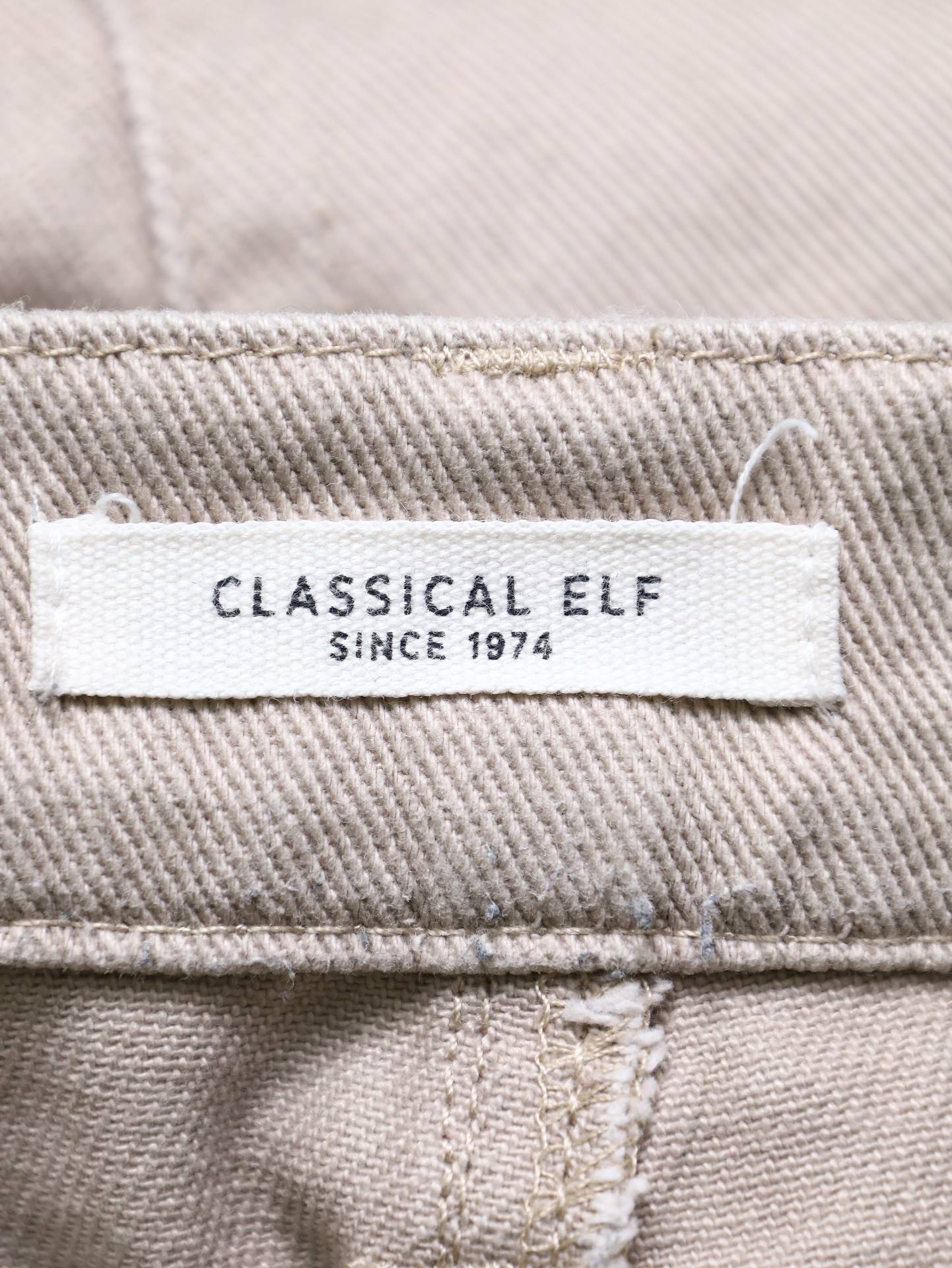 CLASSICAL ELF/デニムパンツ/パンツ/ベージュ/S