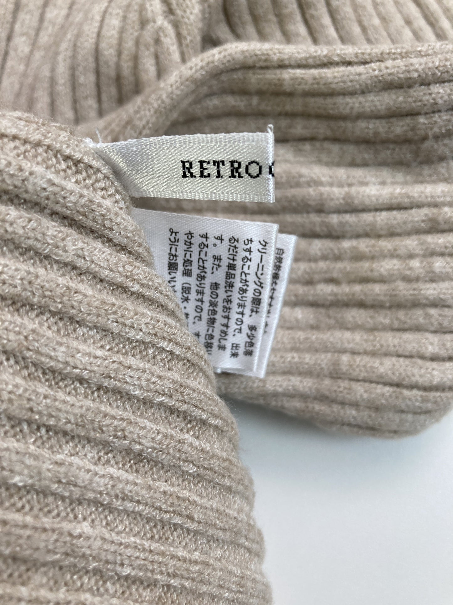 RETRO gallery/レトロギャラリー/ニット/セーター/トップス/ベージュ/F
