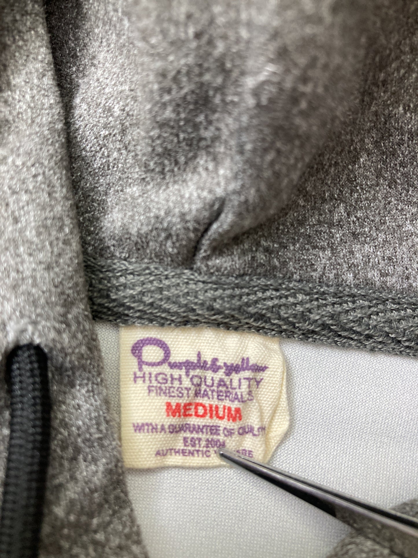 Parple&yellow/パーカー/トップス/グレー/MEDIUM