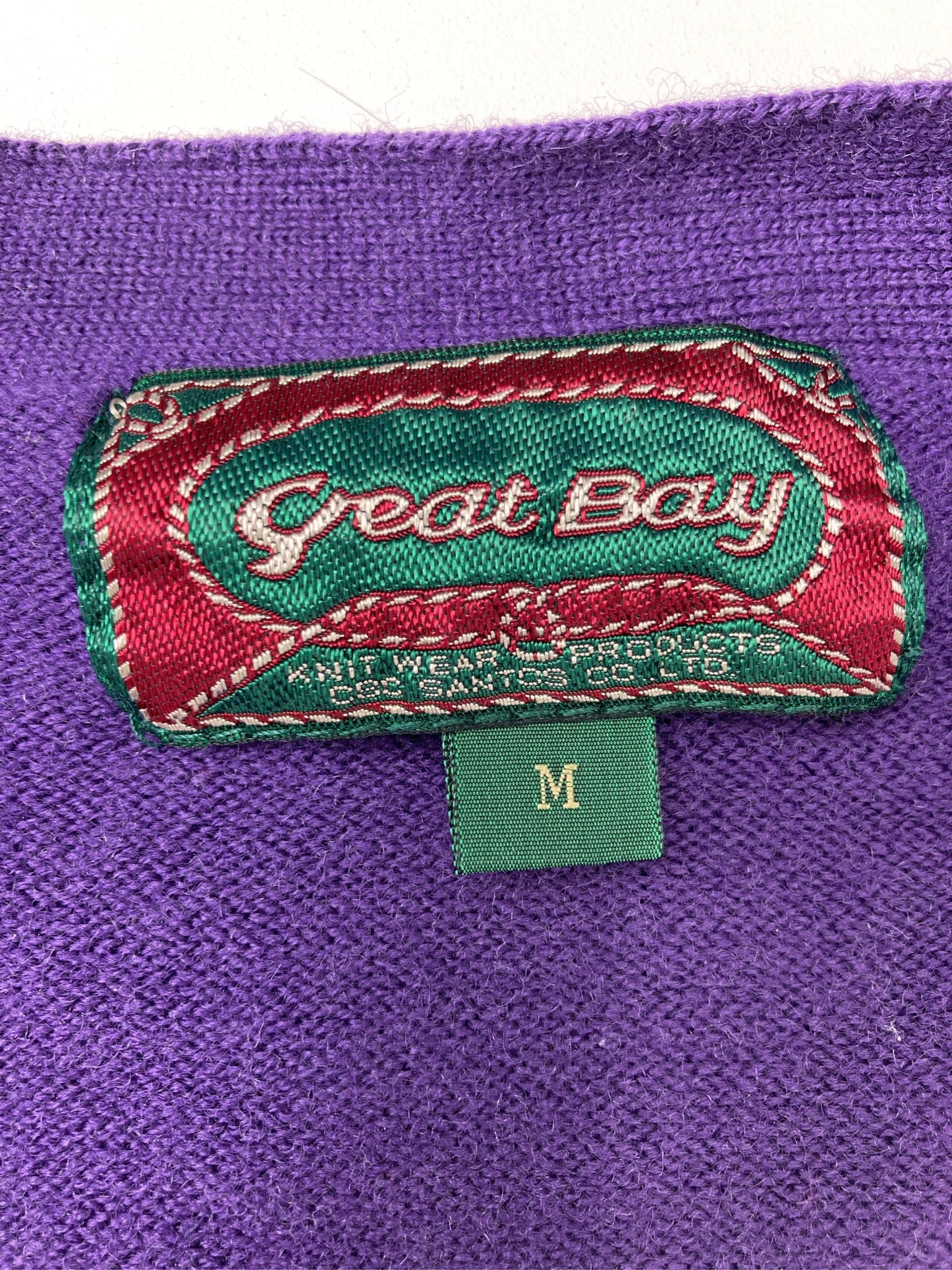 geat bay/カーディガン/ボレロ/トップス/パープル/M