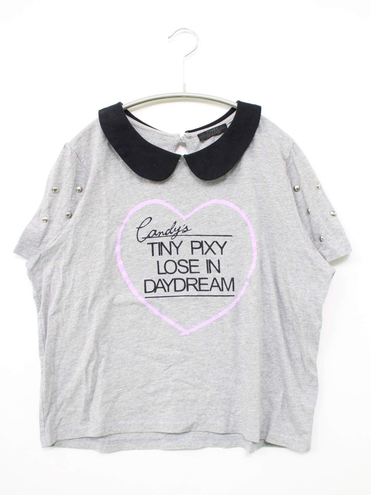 CANDY STRIPPER/Tシャツ/カットソー/トップス/グレー/2