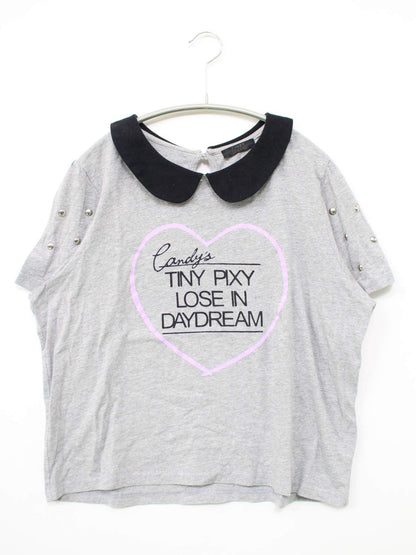CANDY STRIPPER/Tシャツ/カットソー/トップス/グレー/2