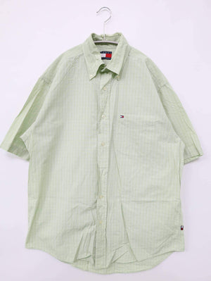 TOMMY HILFIGER/トミーヒルフィガー/シャツ/ブラウス/トップス/ライトグリーン