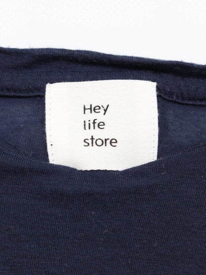 Hey life store/Tシャツ/カットソー/トップス/ネイビー/F