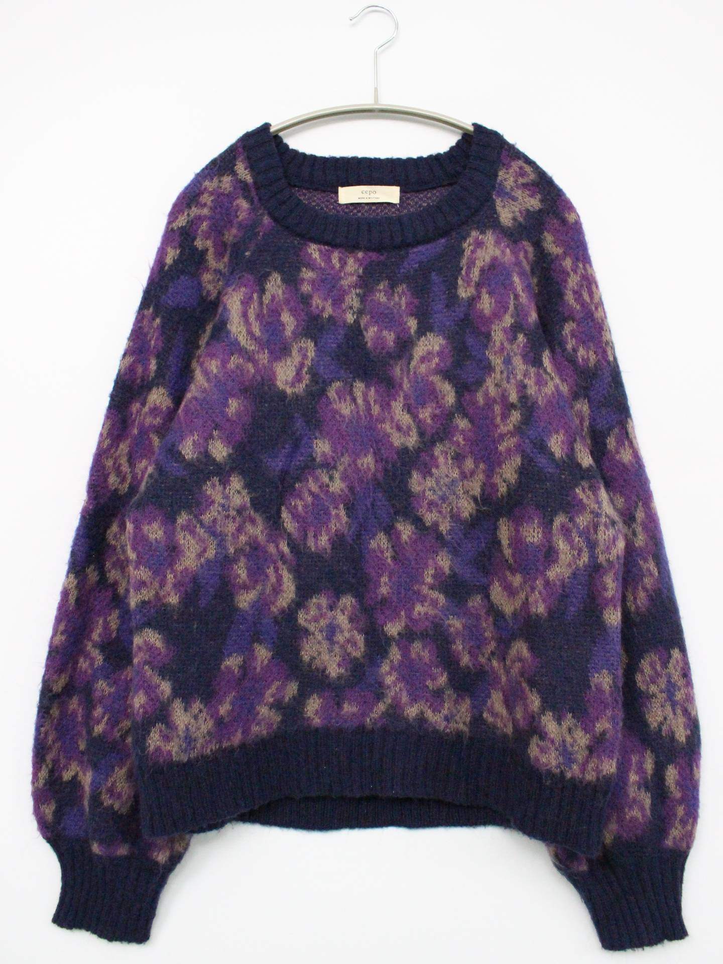 Cepo/セポ/ニット/セーター/トップス/パープル/M