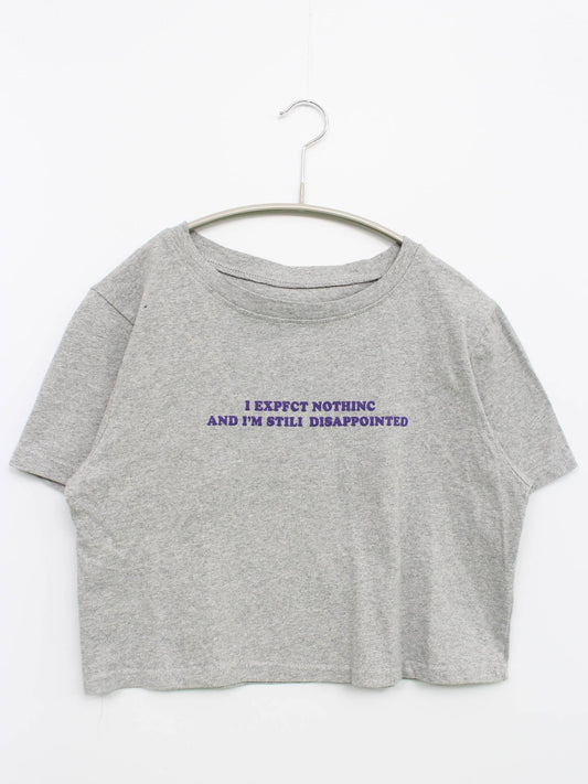 Tシャツ/カットソー/トップス/グレー