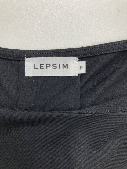 LEPSIM/レプシィム/Tシャツ/カットソー/トップス/ブラック/F