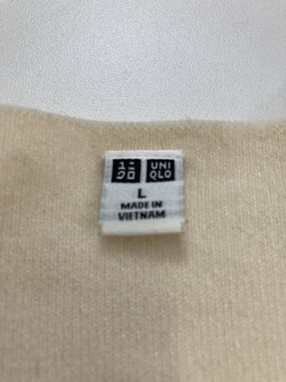 UNIQLO/ユニクロ/ニット/セーター/トップス/アイボリー/L