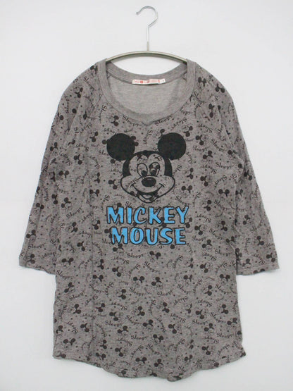 UNIQLO/ユニクロ/Tシャツ/カットソー/トップス/グレー/L