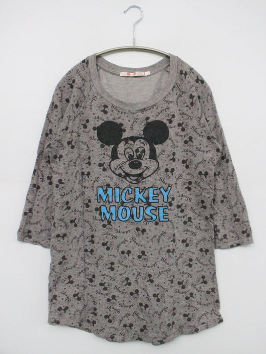 UNIQLO/ユニクロ/Tシャツ/カットソー/トップス/グレー/L