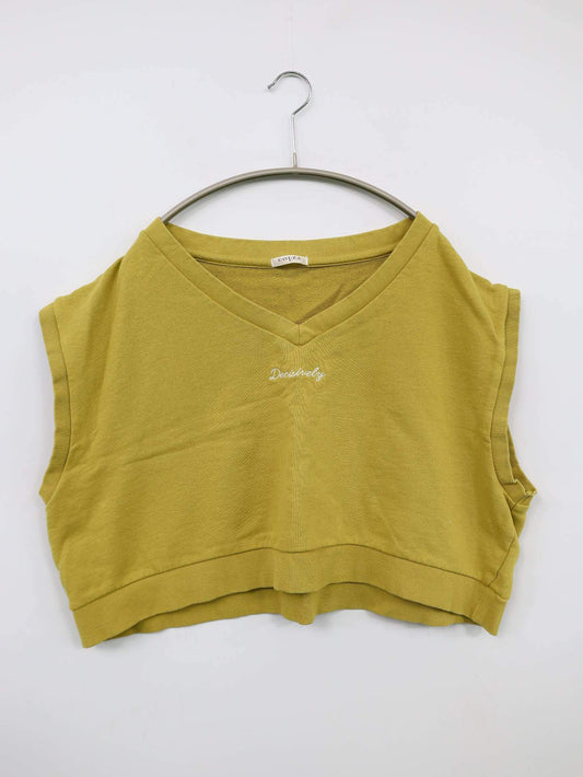 COLZA/コルザ/ベスト/トップス/イエロー/M