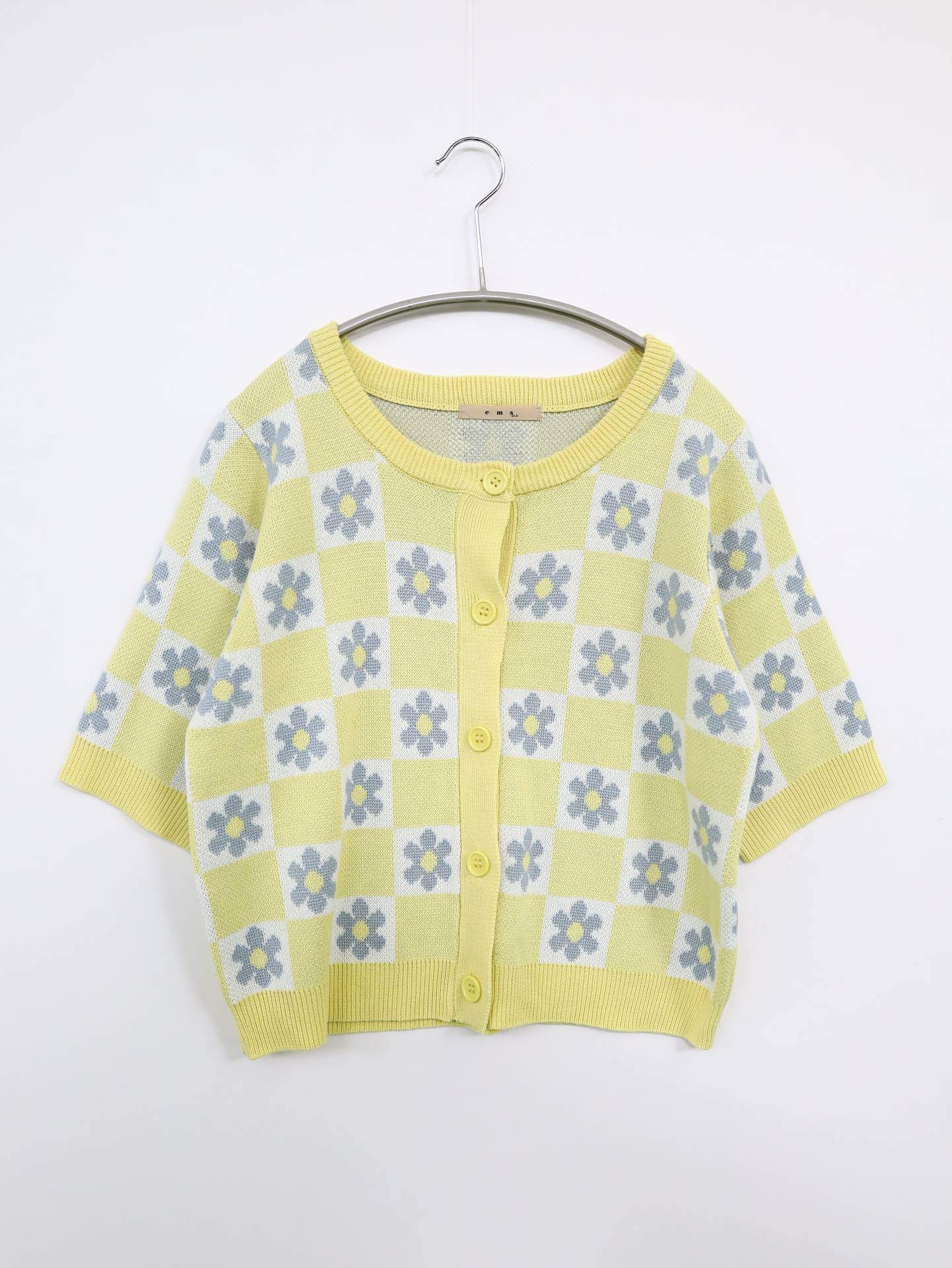 ems/エムズエキサイト/カーディガン/ボレロ/トップス/イエロー/F