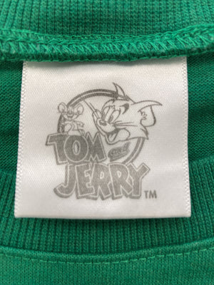 TOM and JERRY/トムアンドジェリー/Tシャツ/カットソー/トップス/グリーン