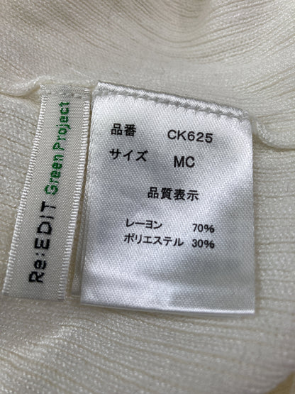 Re:EDIT/リエディ/Tシャツ/カットソー/トップス/ホワイト