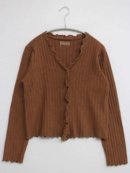 Bab/バブ/カーディガン/ボレロ/トップス/ブラウン/FREE