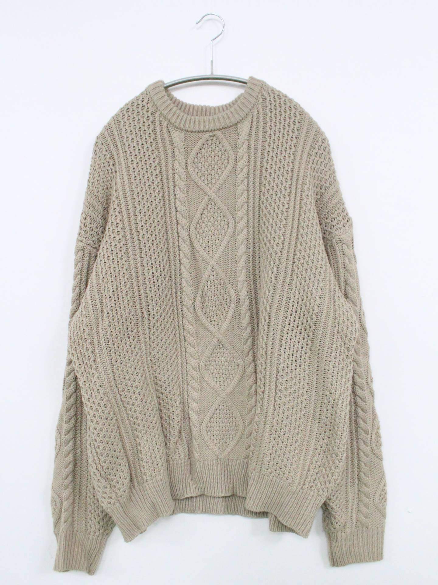 MONO-MART/モノマート/ニット/セーター/トップス/ベージュ/M