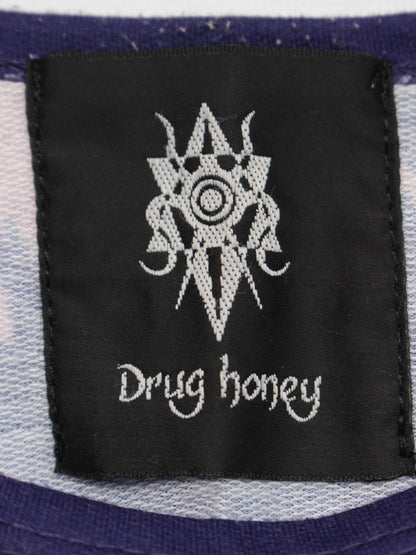 Drug honey/Tシャツ/カットソー/トップス/ブルー