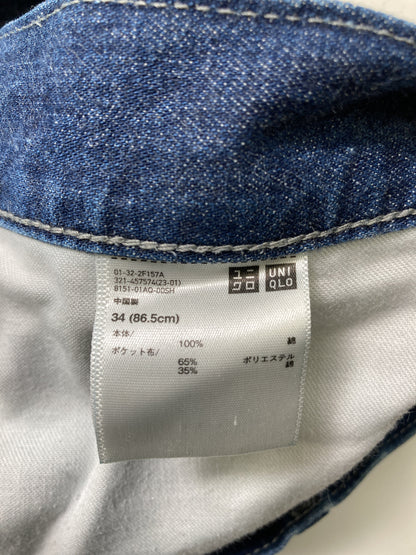 UNIQLO/ユニクロ/デニムパンツ/パンツ/ブルー/34
