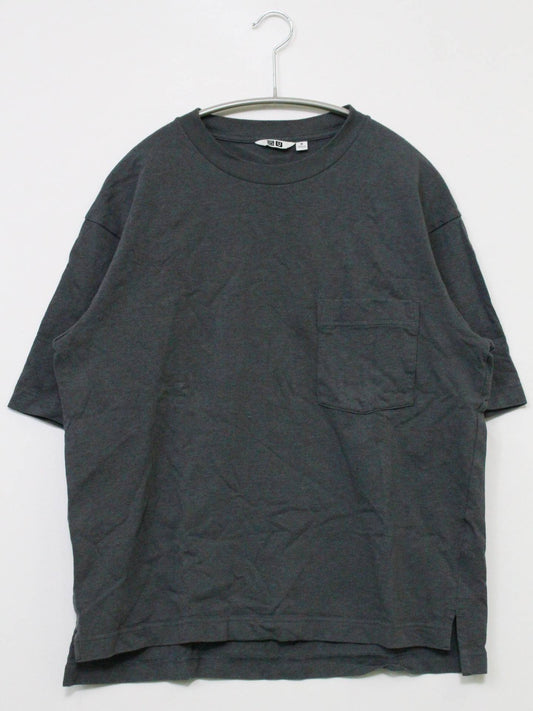 UNIQLO U/ユニクロユー/Tシャツ/カットソー/トップス/グレー/M