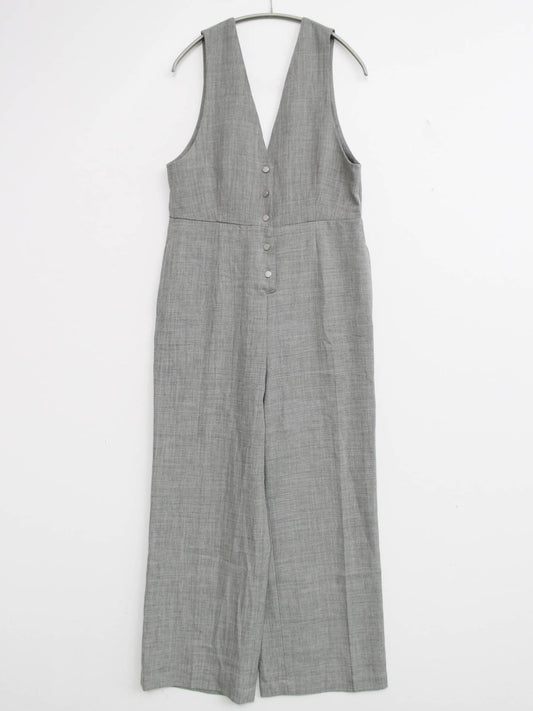 VIS/つなぎ/オールインワン/オールインワン・サロペット/グレー/M