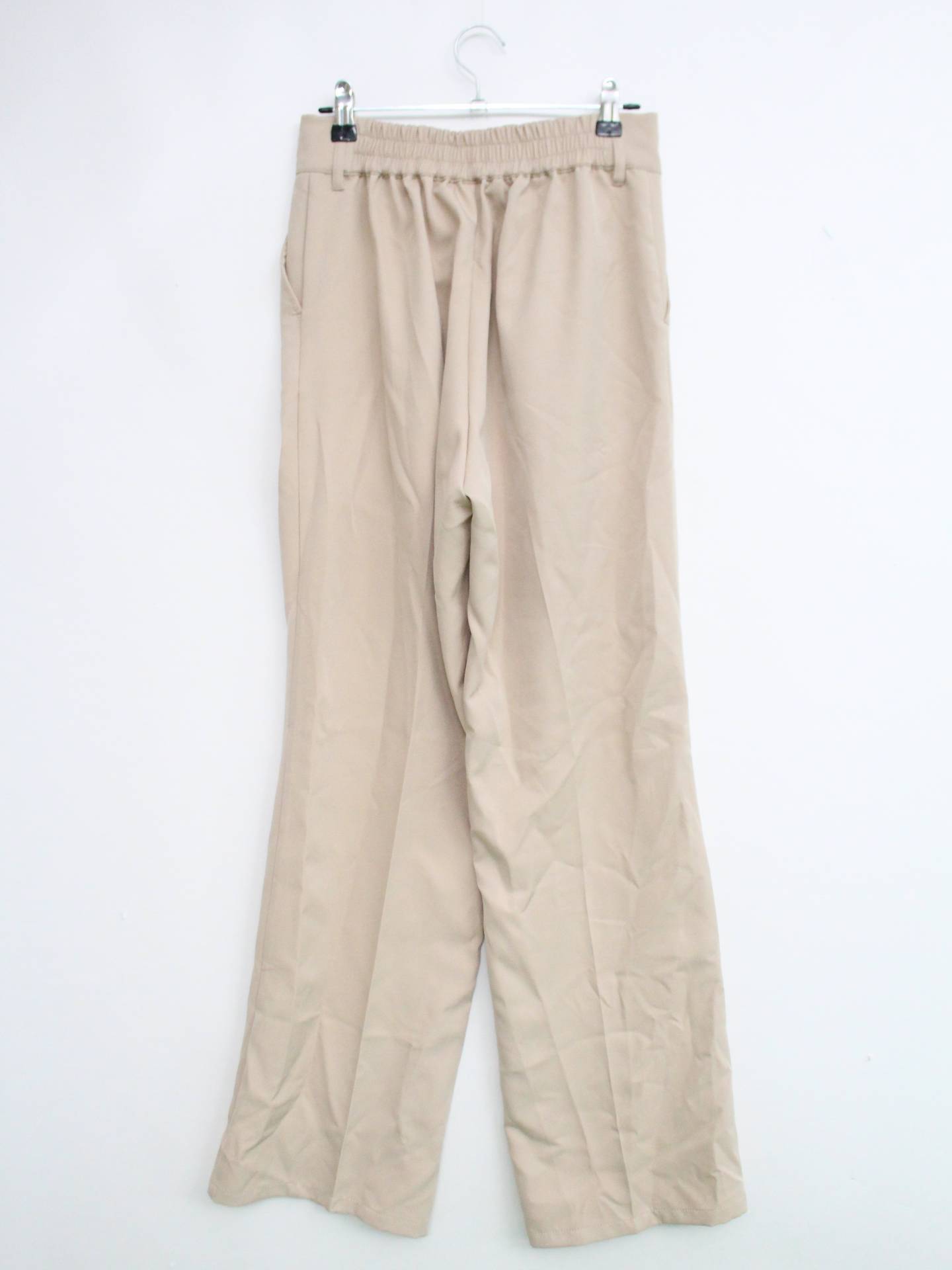 moment+/スラックス/パンツ/ベージュ/L