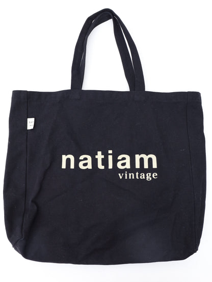 natiam/トートバッグ/バッグ/ブラック