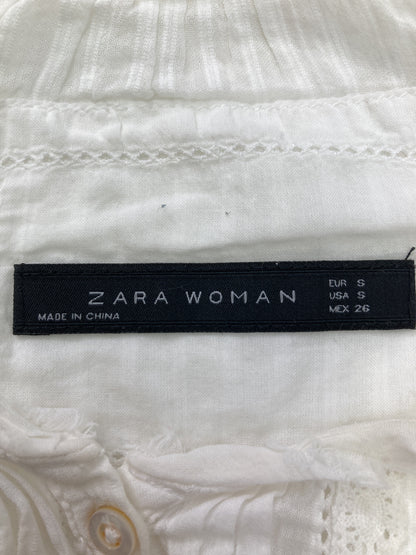 ZARA WOMAN/Tシャツ/カットソー/トップス/ホワイト/S