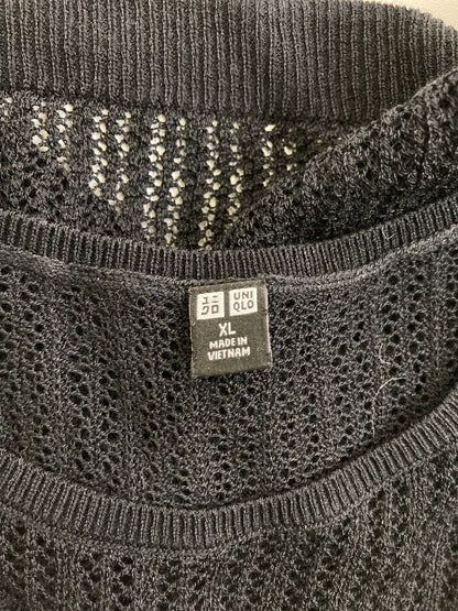 UNIQLO/ユニクロ/ニット/セーター/トップス/ブラック/XL