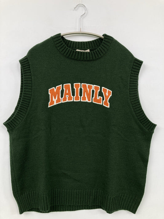 continuer de NICE CLAUP/コンティニューデナイスクラップ/ベスト/トップス/グリーン