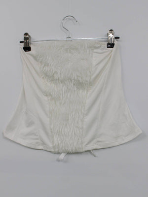 チューブトップ/トップス/ホワイト