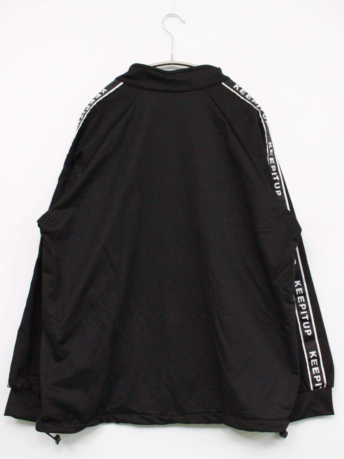 SHEPP/ジャージ/トラックジャケット/トップス/ブラック/XL