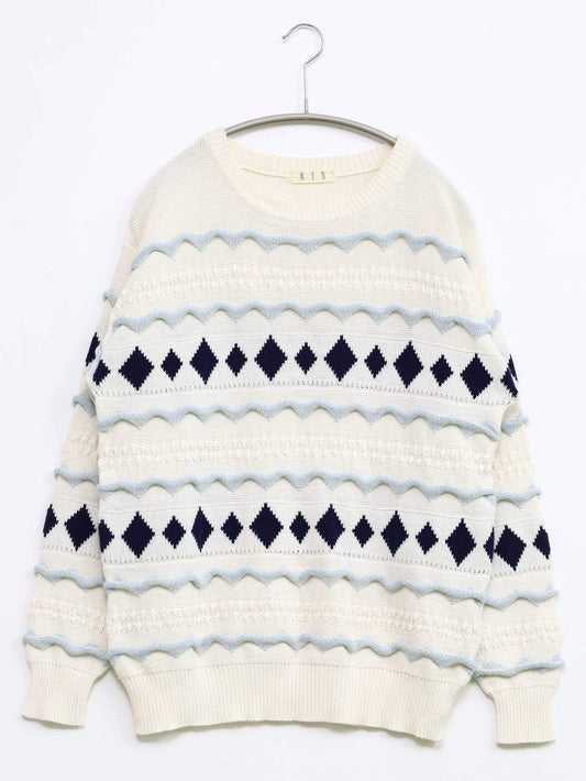 NED/ニット/セーター/トップス/ホワイト