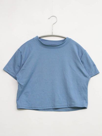 Lace Ledies/Tシャツ/カットソー/トップス/スカイブルー/F