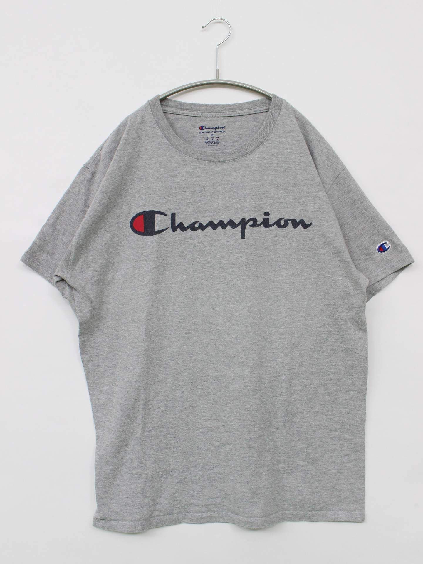 Champion/Tシャツ/カットソー/トップス/グレー/M