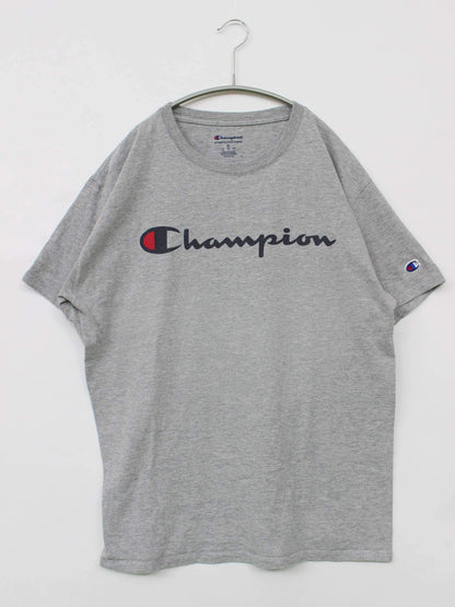 Champion/Tシャツ/カットソー/トップス/グレー/M