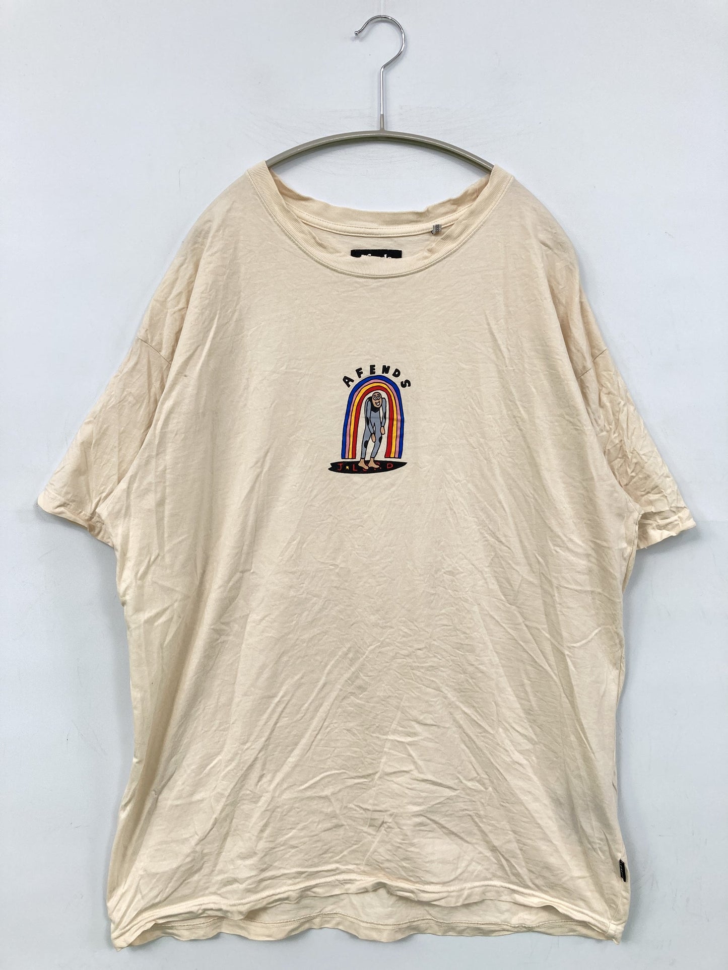 Afends/アフェンズ/Tシャツ/カットソー/トップス/ベージュ/L