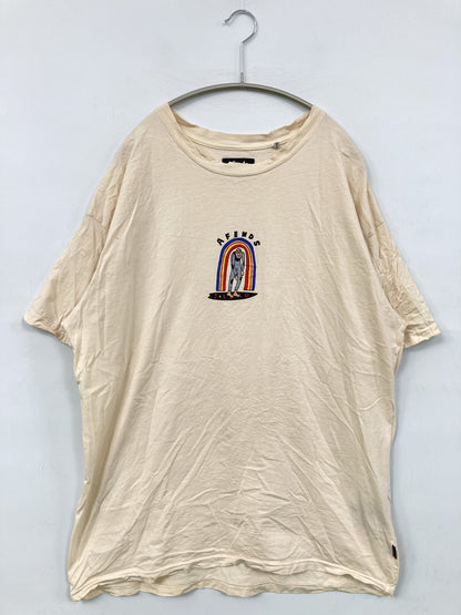 Afends/アフェンズ/Tシャツ/カットソー/トップス/ベージュ/L