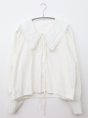 JUNOAH/ジュノア/シャツ/ブラウス/トップス/ホワイト/M