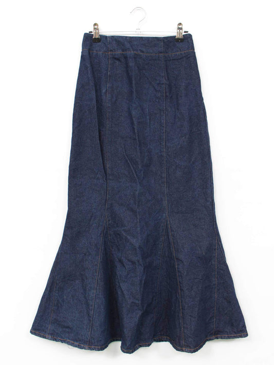 ELANCARE DUE/デニムスカート/スカート/ネイビー/F