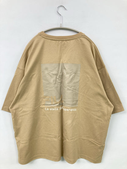 FILA/フィラ/Tシャツ/カットソー/トップス/ベージュ/L