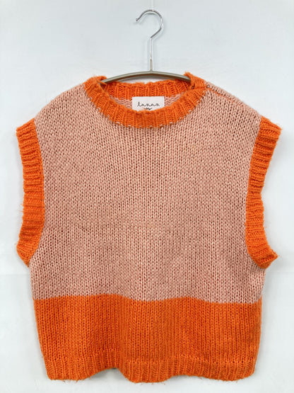 lanan/ラナン/ベスト/トップス/オレンジ
