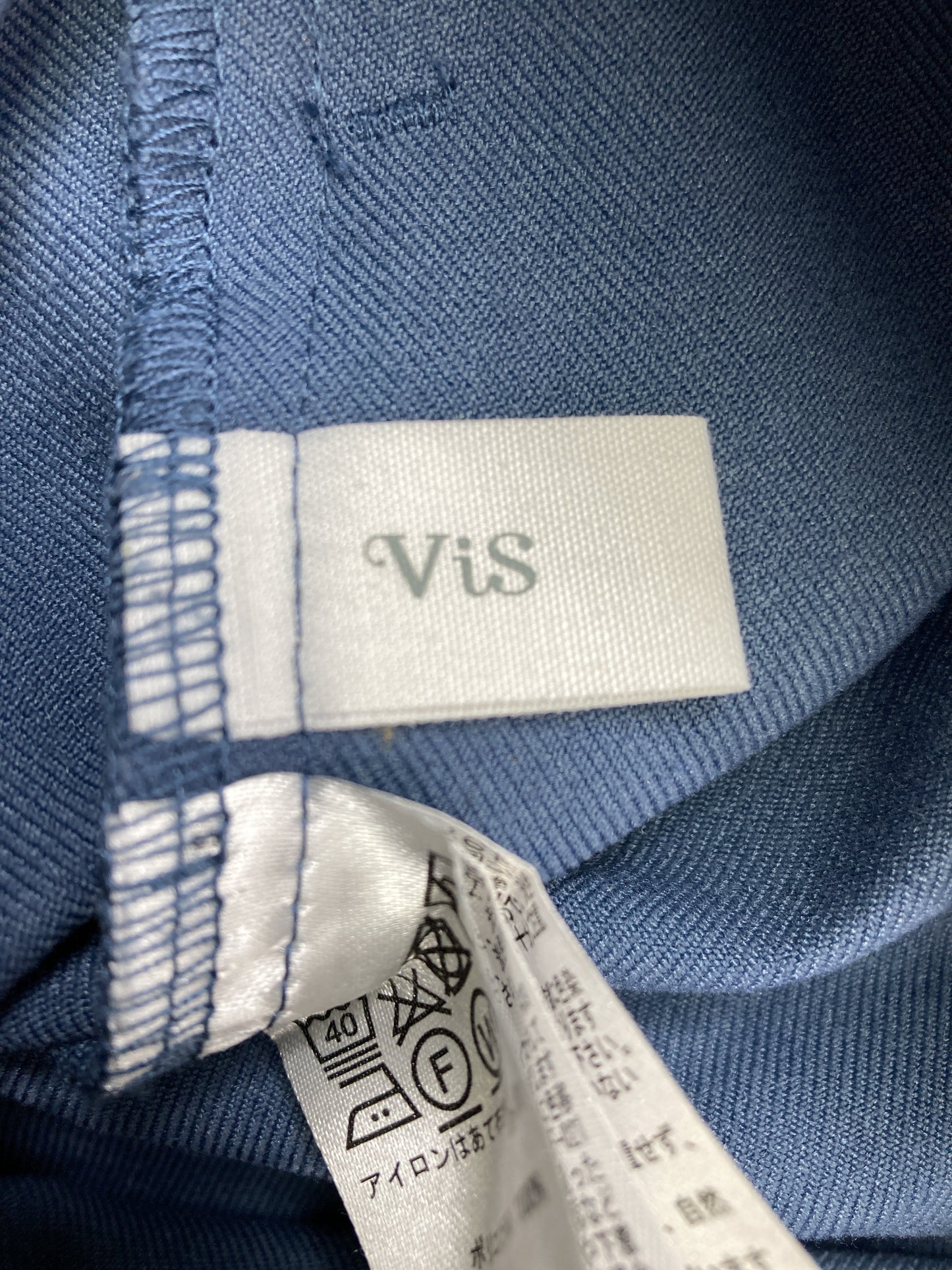 Vis/ビス/スラックス/パンツ/ブルー/S