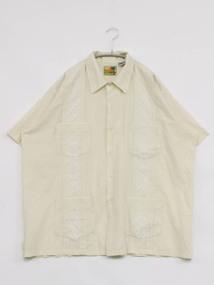 Guayabera/シャツ/ブラウス/トップス/アイボリー/XL