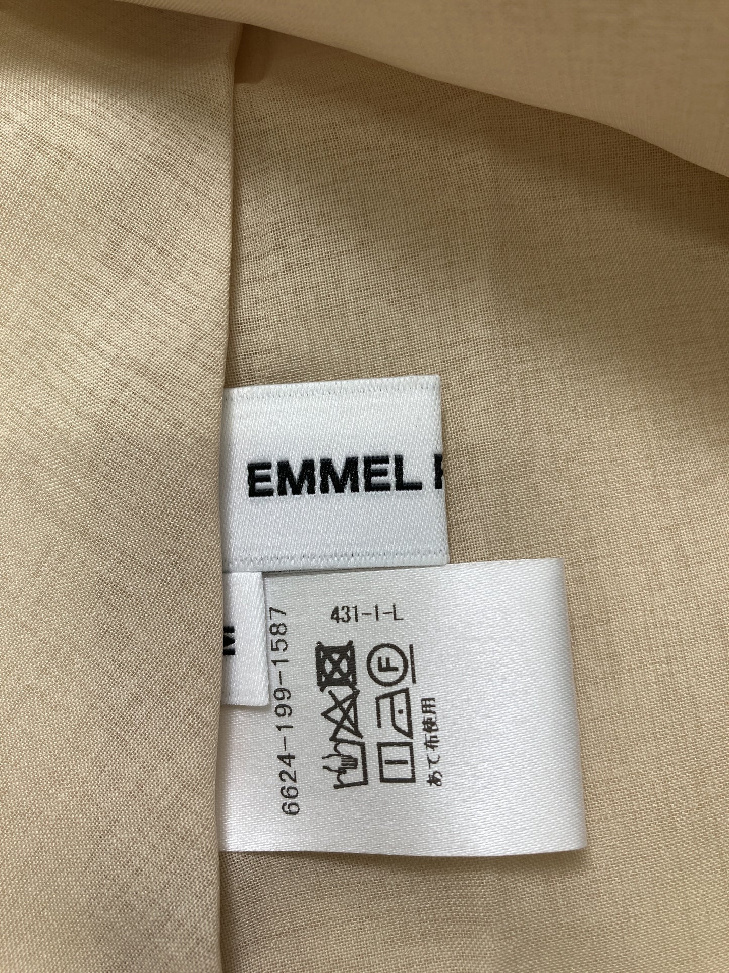 EMMEL REFINES/エメルリファインズ/ロングスカート/スカート/アイボリー/M