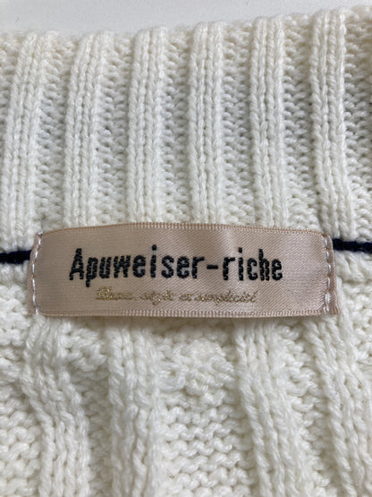 Apuweiser-riche/ニット/セーター/トップス/ホワイト/2