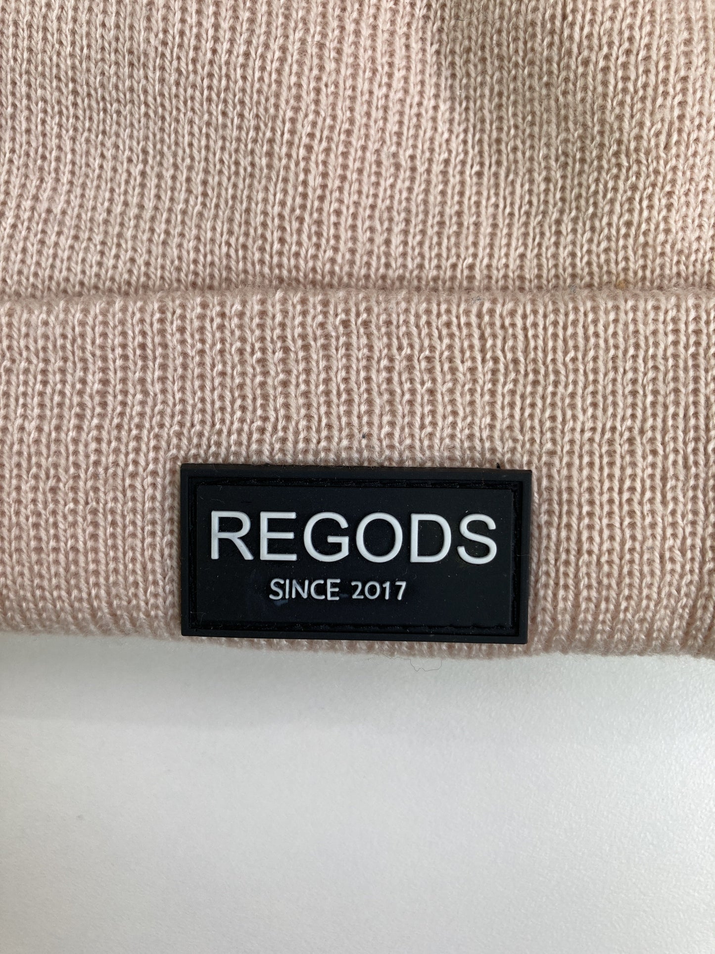 REGODS/ニットキャップ/ビーニー/帽子/ピンク