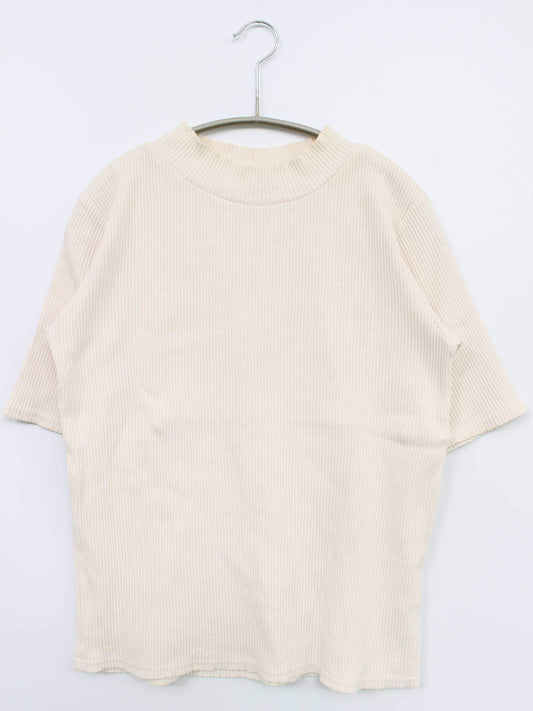 ViS/Tシャツ/カットソー/トップス/アイボリー/F