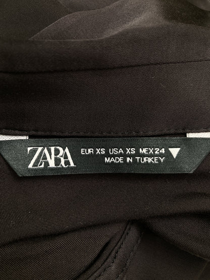 ZARA/ザラ/シャツ/ブラウス/トップス/ブラック/XS