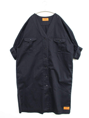 niko and .../ニコアンド/シャツワンピース/ワンピース/ドレス/ブラック/F